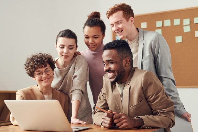 A group of people in a digital marketing agency