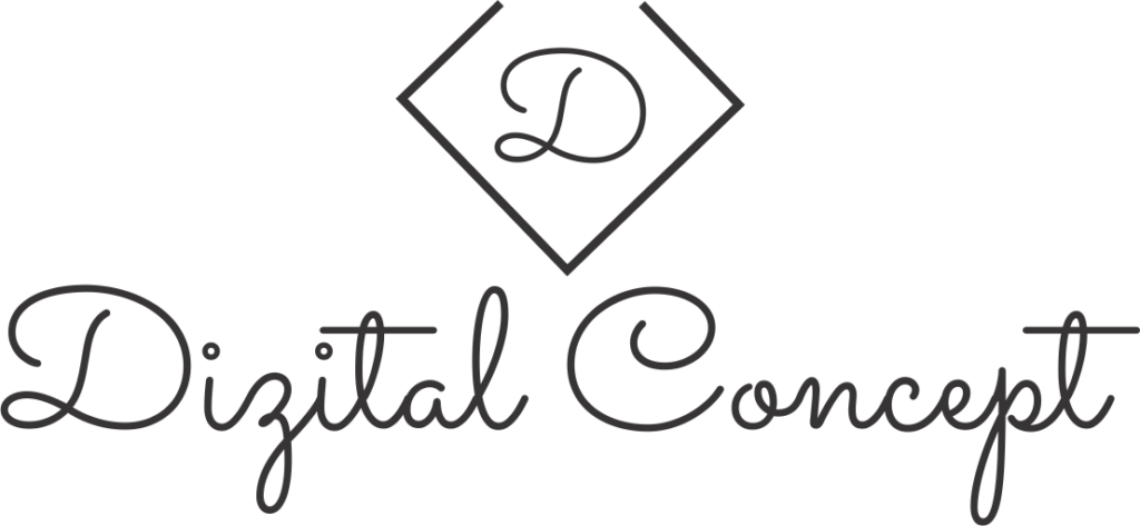 Black logo for Dizital Concept